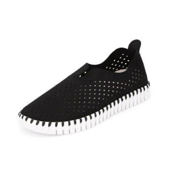 ILSE JACOBSEN Tulip 139 Perforated Slip On Shoes Size 38 (7.5) - Picture 1 of 8